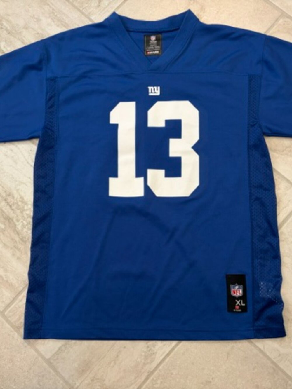 NFL Team Apparel Odell Beckham Jr #13 NY Giants Youth XL(18/20) Jersey SportsFan